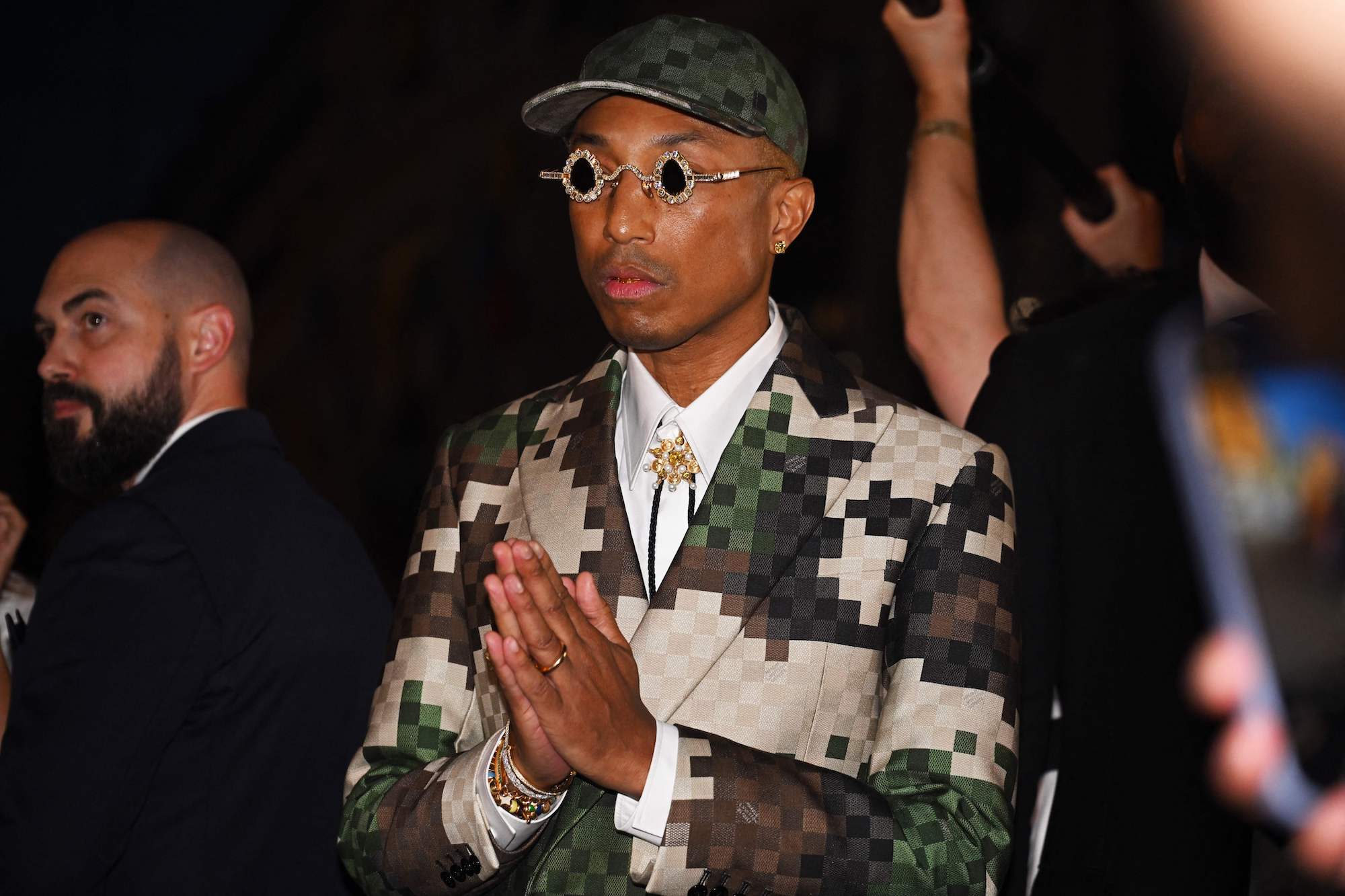 Pharrell Williams Steals the Spotlight at the SS24 Louis Vuitton Menswear  Fashion Show in Paris - Always Prai