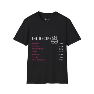"The Recipe" T-Shirt - Black, S