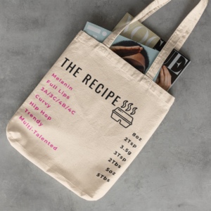 The Recipe Tote Bag- Canvas Tote Bag