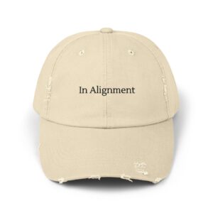 In Alignment Distressed Cap - Quote Hat